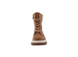Stiefel Tom Tailor "Tom Tailor Winter Boots", Damen, Gr. 37, Sand, Polyester, Schuhe Stiefel