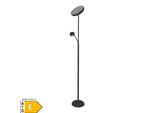 NäVe Led Stehleuchte "Romis"" Mit Lesearm Schwarz"