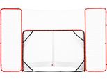 Hockey Goal with Backstop and Targets Street Outdoor Steel Hockey Net 72