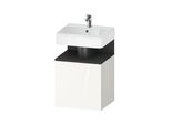Duravit Waschtischunterschrank Qatego 49X42X64,5Cm, 1 T, T L, Gra Matt/We Hgl (QA4077L49220000)