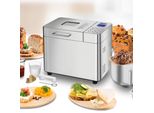 UNOLD Brotbackautomat Backmeister Edel 68456, silber (edelstahlfarben), B:36,9cm H:30,6cm T:26,7cm, Brotbackautomaten, bis zu 1.000 g Brotgewicht, Brotbackautomat