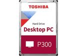 TOSHIBA interne HDD-Festplatte P300, schwarz (silber, schwarz), 4 TB, Festplatten, interne HDD-Festplatte