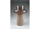 Dekovase AM DESIGN aus Glas, braun, B:19,5cm H:30cm, Glas, Vasen, Dekovase, BxH: 19,5x30