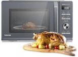 TOSHIBA Mikrowelle MW3-AG25PFI (MG), grau (morandi grau), B:36,5cm H:46,9cm T:28cm, Mikrowellen, mit Grill, Mikrowelle