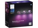 White & Color Ambiance Centura Einbauspot 3Er-Pack, Led-Leuchte Silber, Rund
