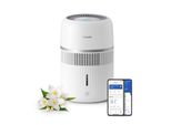 Luftbefeuchter PHILIPS HU4210/04 4000 Series mit 300ml/h Befeuchtungsrate, weiß, B:22,22cm H:33,4cm T:21,96cm, Luftbefeuchter, Luftbefeuchter, für Räume bis 44 m², mit App-Verbindung