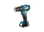 Makita Akku-Schlagbohrschrauber 12 V Max. / 2,0 Ah, 2 Akkus + LadegeräT In Transportkoffer HP333DSAX1)