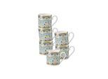 Espressotasse Villeroy & Boch "Espressotassen Samarkand Aquamarin 50 Ml 6Er Set Bunt", Bunt, 6 Tlg., Porzellan, TrinkgefäßE, Espressotasse