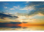 Fototapete Papermoon "Bunte Wolken", Bunt, B:4M L:2,6M, Vlies, Tapeten