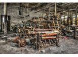 Fototapete Papermoon "Alte Industrie", Bunt, B:4M L:2,6M, Vlies, Tapeten