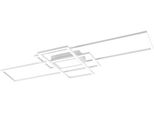 Trio Leuchten Led Deckenleuchte "Mila", Weiß, H: 6,5Cm, Leuchten, Deckenlampe Inkl. Fernbedienung, Dimmbar, 3000 - 6500K, 105Xx42X6,5 Cm, Led Deckenleuchte