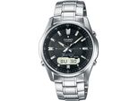 Funkchronograph Casio Funk "LCW-M100DSE-1AER", Silber (Silberfarben), Armbanduhren, Herren, Solaruhr, Armbanduhr, Herrenuhr, Funkuhr, Edelstahlarmband, Weltzeit