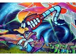 Fototapete Papermoon "Wald Landschaft", Bunt, B:4,5M L:2,8M, Vlies, Tapeten
