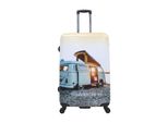 Koffer Volkswagen "Bus", Gr. B/H/T: 51Cm X 78Cm X 28Cm, Bunt (Mehrfarbig), Koffer, Mit Integriertem Tsa-Zahlenschloss