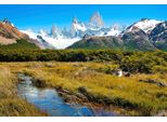 Fototapete Papermoon "Berge In Patagonien", Bunt, B:4,5M L:2,8M, Vlies, Tapeten