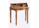 Schreibtisch Heine Home, Beige (Natur), B:85Cm H:90Cm T:50Cm, Tische, Schreibtisch