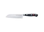 Premier Eurasia Santoku Kullenschliff, 14Cm, Messer Schwarz/Silber
