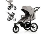 Kombi-Kinderwagen KINDERKRAFT HELSI 2, Baby, grau, Stahl, Kinderwagen Kombi-Kinderwagen