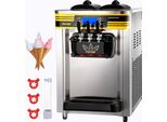 Kommerzielle Softeismaschine Gastro 2350 W Arbeitsplatte Softeismaschine 22-30 L/Std.Softeismaschine Desktop Softeismaschine 3 Geschmack