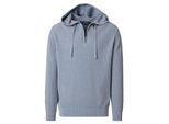 Kapuzenpullover Casamoda "Casamoda Hoodie Uni", Herren, Gr. M, Hellblau, 100% Baumwolle, Pullover Kapuzenpullover