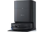 Ecovacs Nass-Trocken-Saugroboter "Deebot T80S Omni (Black), Ozmo Roller 2.0 Wischtechnologie", Schwarz, B:35,3Cm H:9,8Cm T:35,1Cm, Saugroboter, 24.800 Pa Saugleistung, Triple Lift 10 Mm