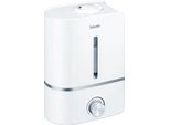 Luftbefeuchter BEURER LB 45, weiß (weiß, silberfarben, chromfarben), B:21,2cm H:31,7cm T:14,9cm, Luftbefeuchter, Luftbefeuchter