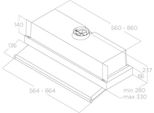 Elica Dunstabzugshaube Ciak 2.0 S Gr/A 60 cm