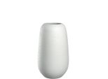 Leonardo Vase Trogolo, Weiß, Keramik, 17.00x30.00x17.00 cm, handgemacht, zum Stellen, Dekoration, Vasen, Keramikvasen