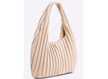 Handtasche HEINE, Damen, Gr. B/H/T: 44cm x 24cm x 8cm, beige, Viskosemischung, unifarben, Taschen Handtasche