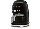 SMEG Filterkaffeemaschine DCF02BLEU, schwarz, 1,4 l, 10, Kaffeemaschinen, Filterkaffeemaschine