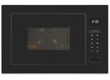 EXQUISIT Einbau-Mikrowelle EMW25-G-020, schwarz, B:59,5cm H:38,6cm T:37,5cm, Mikrowellen, 2-in-1 Gerät: Aufwärmen oder Grillen – Genuss im Handumdrehen, Einbau-Mikrowelle