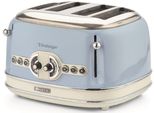ARIETE Toaster Vintage, blau, B:31,9cm H:28,9cm T:20,5cm, Toaster, blau, Toaster