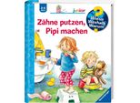 Kinderbuch RAVENSBURGER Wieso? Weshalb? Warum? Junior, Zähne putzen, Pipi machen, bunt, Bücher, Kinderbuch, Made in Europe