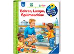 Kinderbuch RAVENSBURGER Wieso? Weshalb? Warum? junior, Band 76 Bohrer, Lampe, Spülmaschine, bunt, Bücher, Kinderbuch, Made in Europe
