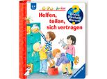 Kinderbuch RAVENSBURGER Wieso? Weshalb? Warum? junior, Band 66 Helfen, teilen, sich vertragen, bunt, B:18cm H:19,7cm, Bücher, Kinderbuch