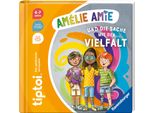 Kinderbuch RAVENSBURGER tiptoi Bildergeschichten über den Umgang mit Gefühlen, bunt, B:17,2cm H:16,7cm, Bücher, Kinderbuch, - Amélie Amie und die Sache mit der Vielfalt; Made in Europe