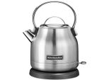 KITCHENAID Wasserkocher 5KEK1222ESX EDELSTAHL, silber (edelstahl), B:17,8cm H:26,16cm T:22,6cm, Wasserkocher, Wasserkocher