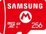 NINTENDO SWITCH 2 Speicherkarte microSDXC EXPRESS 256 GB (Mario Design), rot (rot, weiß), 256 GB, Speicherkarten, Speicherkarte
