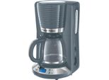 RUSSELL HOBBS Filterkaffeemaschine Inspire 24390-56, grau, 1,25 l, 10, Kaffeemaschinen, 1100 Watt, Filterkaffeemaschine