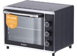 SEVERIN Minibackofen TO 2056, schwarz, B:40cm H:34,5cm T:45,3cm, Minibacköfen, Umluft, Ober- und Unterhitze getrennt oder kombiniert schaltbar, Minibackofen