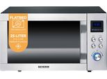 SEVERIN Mikrowelle MW 7777, schwarz (edelstahl, schwarz, matt), B:59,5cm H:49,5cm T:29cm, Mikrowellen, mit 8 Automatikprogrammen, Mikrowelle