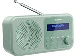 SHARP Digitalradio (DAB+) TOKYO DR-P420, grün, B:17,4cm H:9cm T:5,3cm, Radios, Digitalradio (DAB+)