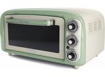 ARIETE Minibackofen Vintage 979 grün, grün, B:47,5cm H:24,5cm T:40cm, Minibacköfen, Minibackofen