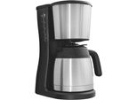 GUTFELS Filterkaffeemaschine COFFEE 2030, schwarz (schwarz, inox), 1,25 l, 12, Kaffeemaschinen, 1,25 L Glaskanne, 980 Watt, Filterkaffeemaschine
