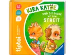Kinderbuch RAVENSBURGER tiptoi Bildergeschichten über den Umgang mit Gefühlen, bunt, B:17,2cm H:16,7cm, Bücher, Kinderbuch, - Kira Katze und die Sache mit dem Streit; Made in Europe