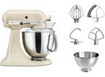 KITCHENAID Küchenmaschine Küchenmaschine 5KSM175PSEAC ALMOND CREAM, beige (creme), B:24cm H:36cm T:37cm, Küchenmaschinen, mit Zubehör im Wert von ca. 112,-€ UVP, Küchenmaschine