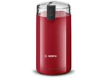 BOSCH Kaffeemühle TSM6A011R, Edelstahl-Schlagmesser, Sicherheitsfunktion, rot, B:9cm H:17cm T:9cm, Kaffeemühlen, 180 W, 75g Bohnenbehälter, elektrisch, rot, Kaffeemühle