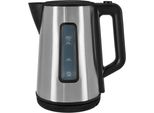 EXQUISIT Wasserkocher WK 6119 isw, schwarz (inox, schwarz), B:23,4cm H:25,2cm T:16,2cm, Wasserkocher, Wasserkocher