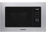 HANSEATIC Einbau-Mikrowelle AG820B3AT-P0CE40, schwarz (silber, schwarz), B:59,5cm H:38,2cm T:36,2cm, Mikrowellen, Einbau-Mikrowelle