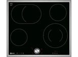 NEFF Elektro-Kochfeld T16BT76N0, schwarz, B:58,3cm H:4,8cm T:51,3cm, Kochfelder, mit intuitiver Twist Pad Bedienung, Elektro-Kochfeld